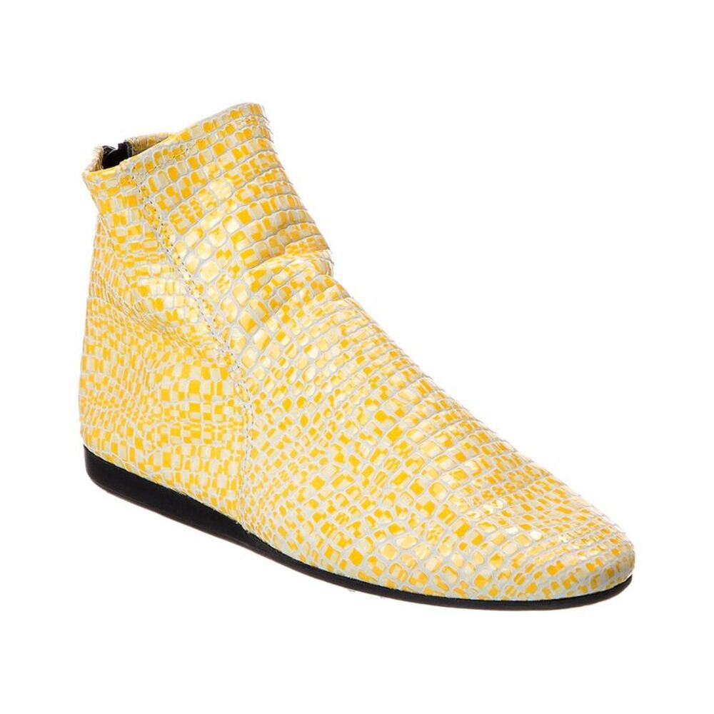 Arche Lilou Leather Bootie, Yellow
